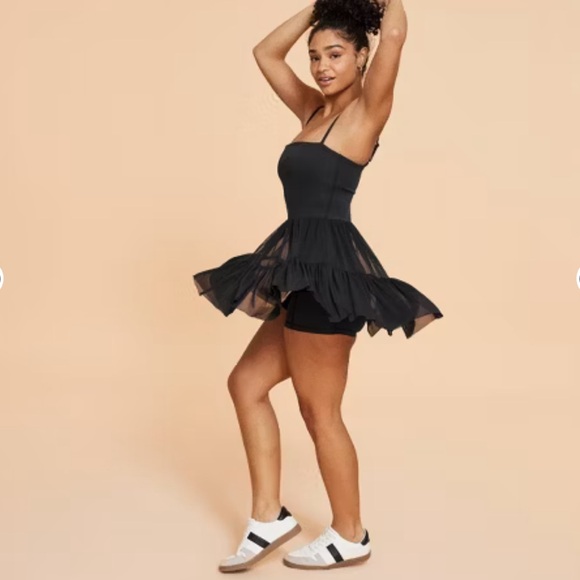 NWOT Blogilates Women's Ballerina Active Dress XS Black - Picture 3 of 5